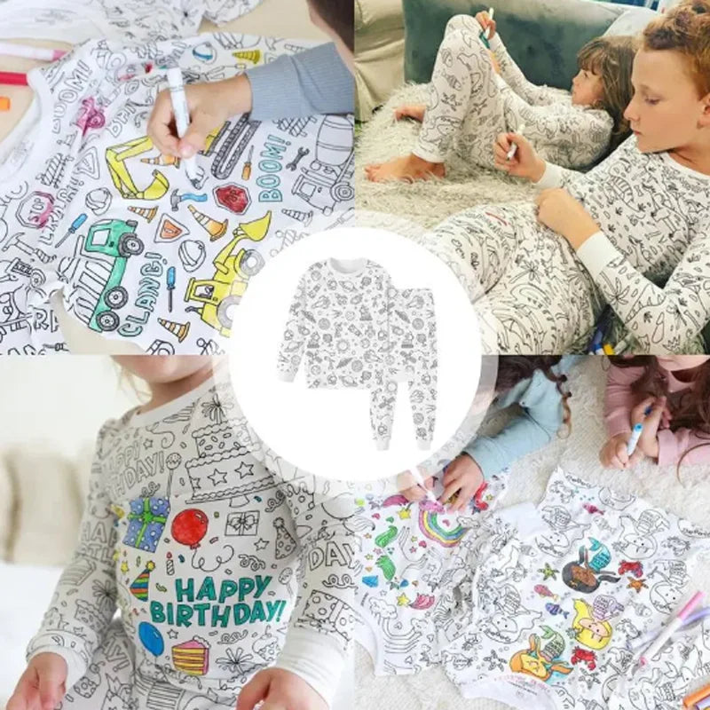 Color & Create Kids DIY Pajamas