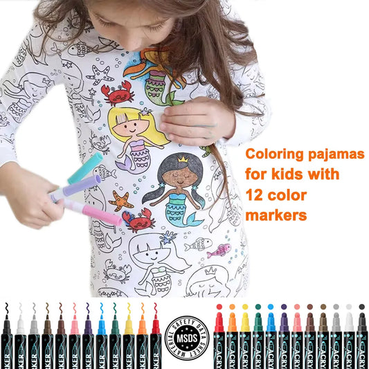 Color & Create Kids DIY Pajamas
