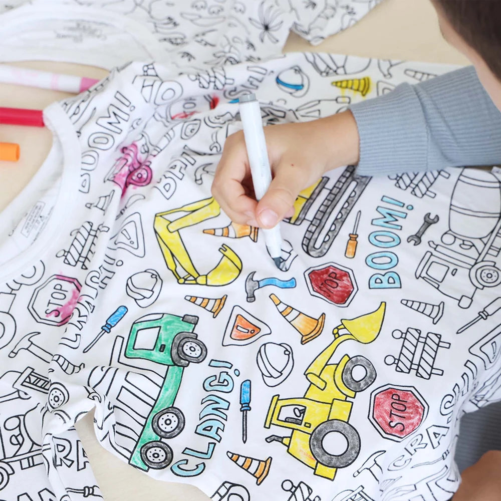 Color & Create Kids DIY Pajamas